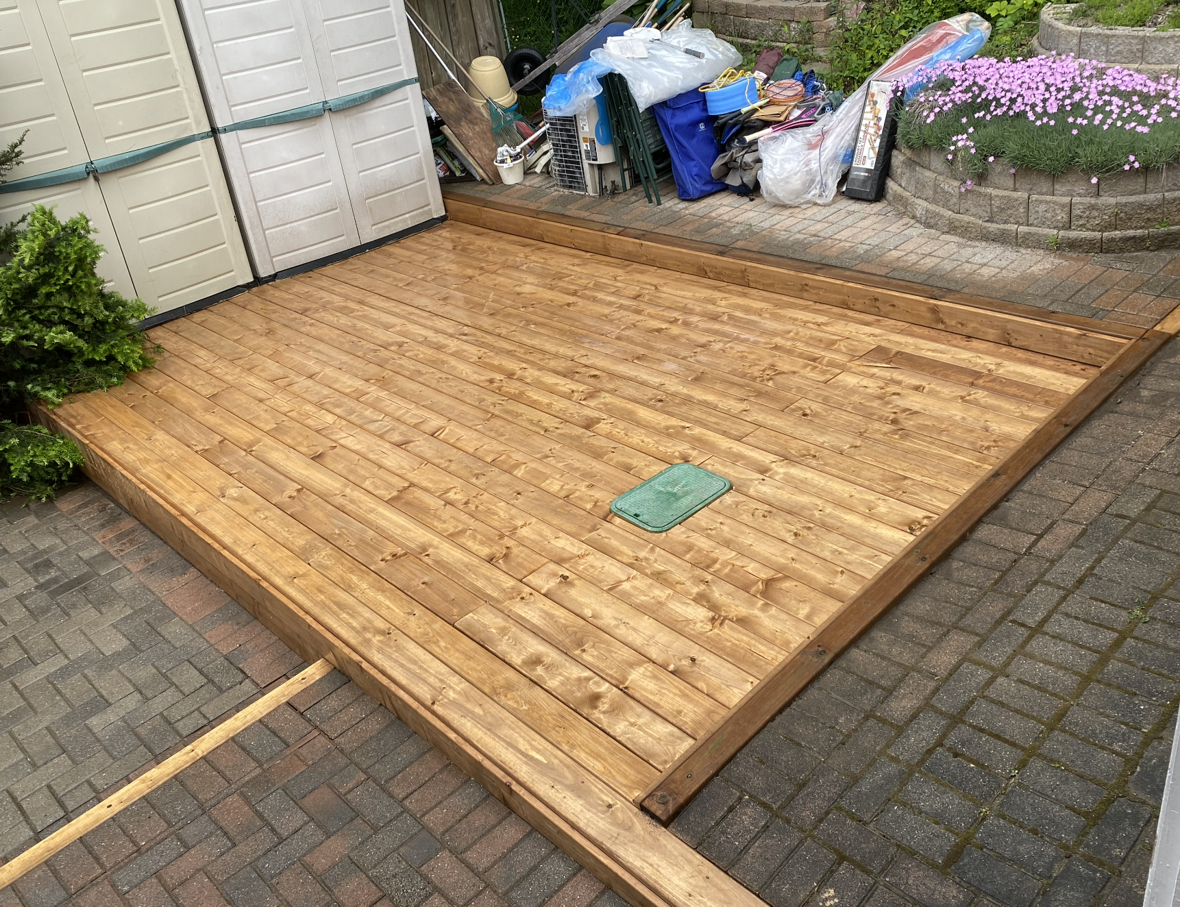 Damaged or unsafe deck being professionally repaired in North Bay to fix structural issues and prevent future headaches